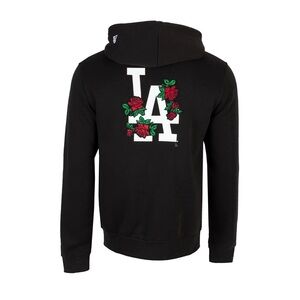 New Era dodgers LA Black Hoodie floral, NWT